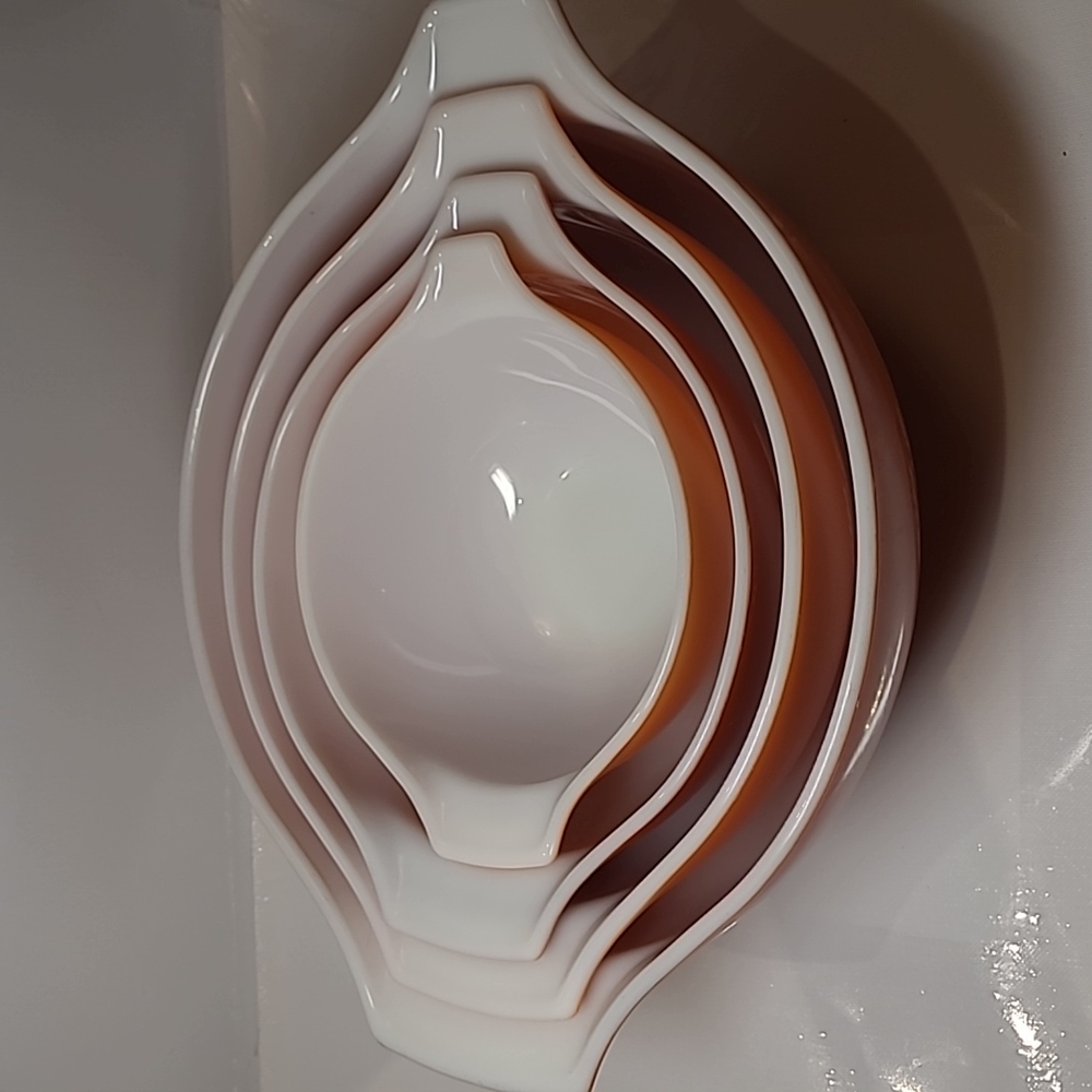 Vintage Pyrex Autumn Harvest Wheat Cinderella mixing bowl set 441.442.443.444 - Picture 2 of 7